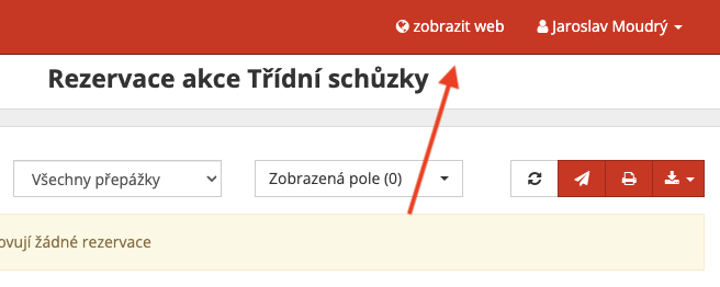 screenshot zobrazit web
