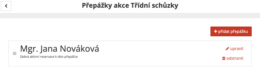 screenshot upravených přepážek